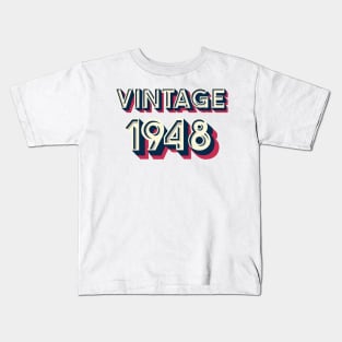 Vintage 1948 Kids T-Shirt